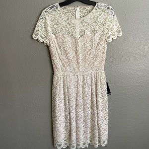 Lace ivory dress NWT